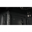 Шкаф 19" телекоммуникационный настенный, 4U 280x600х450 мм, дверь металл, черный